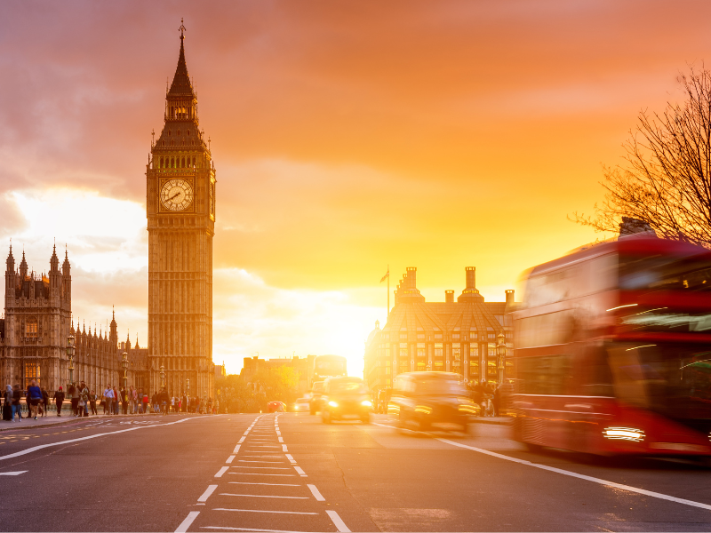 London landscape with Big Ben
