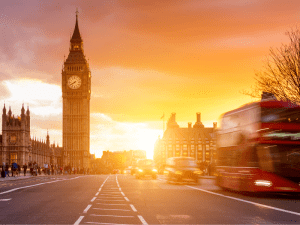 London landscape with Big Ben